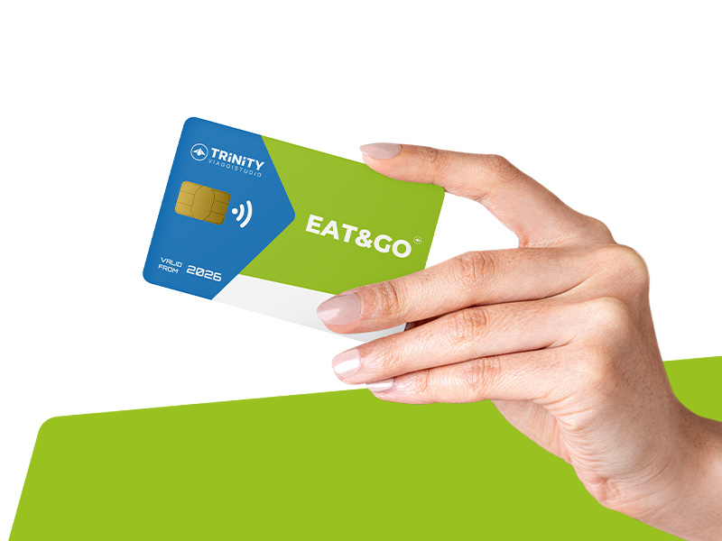 Più scelta, più comfort.Arriva la TRINITY EAT&GO CARD! Nasce la Trinity Eat&Go Card: una soluzione smart e comoda pensata per offrire agli studenti e ai Group Leader maggiore autonomia nella gestione dei pasti, soprattutto durante il tempo libero e le escursioni. Basic Card : € 60Offre autonomia e praticità per chi desidera un’opzione semplice ma efficace per integrare i pasti della pensione completa. Flex Card: € 80Permette di acquistare più pasti o spuntini, dando la possibilità di variare ogni giorno e adattarsi ai gusti personali o alle situazioni.Premium Card: € 100Offre un credito ampio che consente di coprire praticamente tutti i pasti extra o snack fuori programma, assicurando un’esperienza senza limiti.